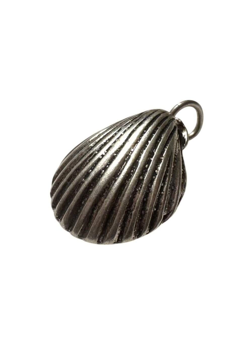 Sterling Silver Seashell Pendant Charm 925